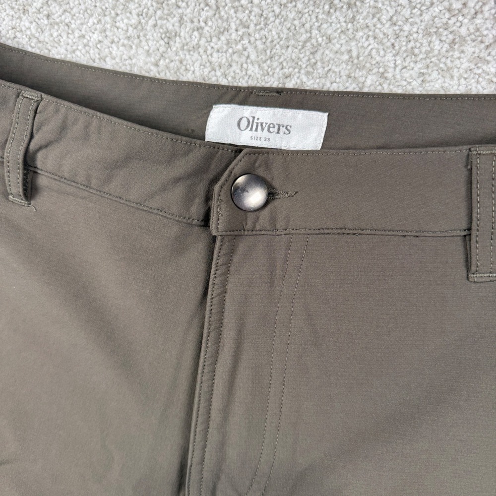 Olivers All Over Shorts Mens 33 Brown Olive Performance Stretch Hiking Active